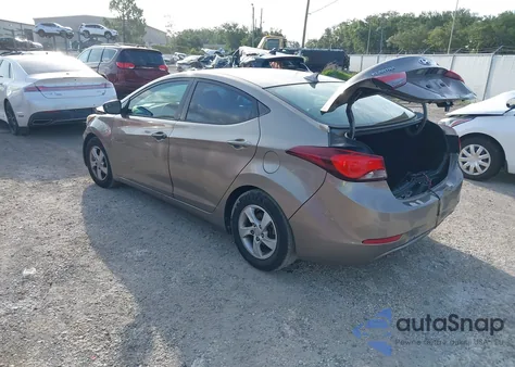 2015 Hyundai Elantra Se from USA, damaged, VIN 5NPDH4AE2FH649192